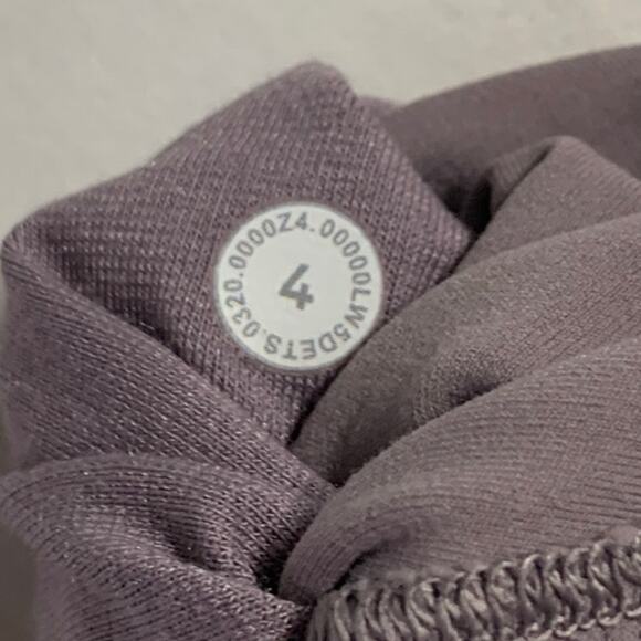 Lululemon 4 Align High Rise Leggings 25" Scallop Violet Verbena Gym Dance - Picture 9 of 10